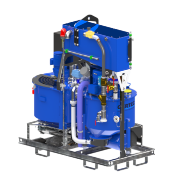 Automatic grout plant Colloidal mixer grouting unit GERTEC IS-35-EA Anchor