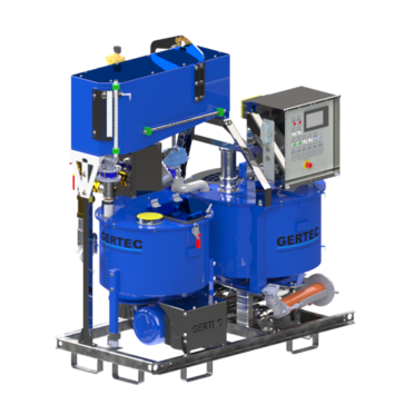 Automatic grout plant Colloidal mixer GERTEC IS-35-EA Anchor